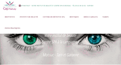Desktop Screenshot of cap-mathaly.com